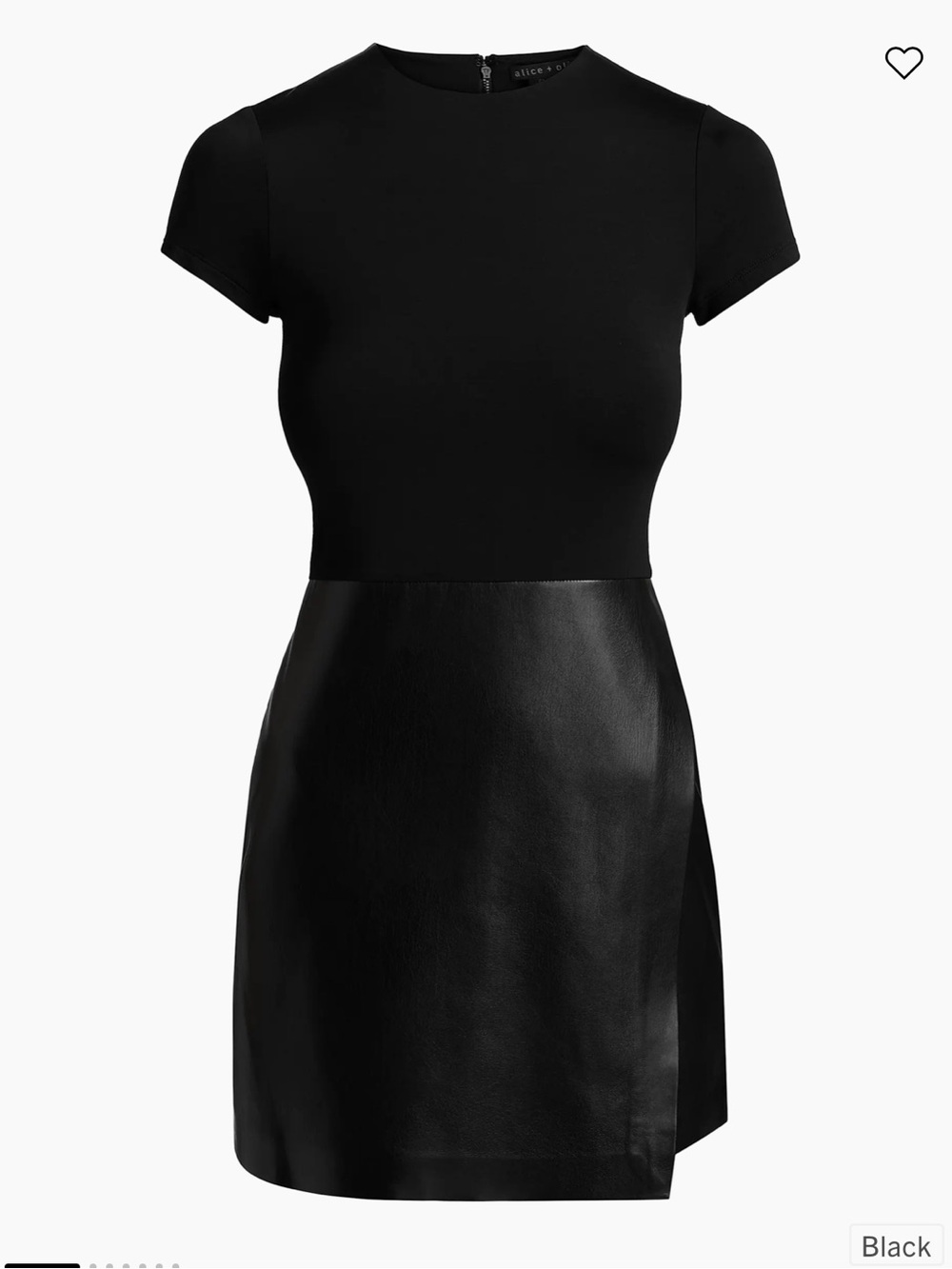 Alice + Olivia "Sabine" Short-Sleeve Mini Dress, size 2 with TAGS ATTACHED